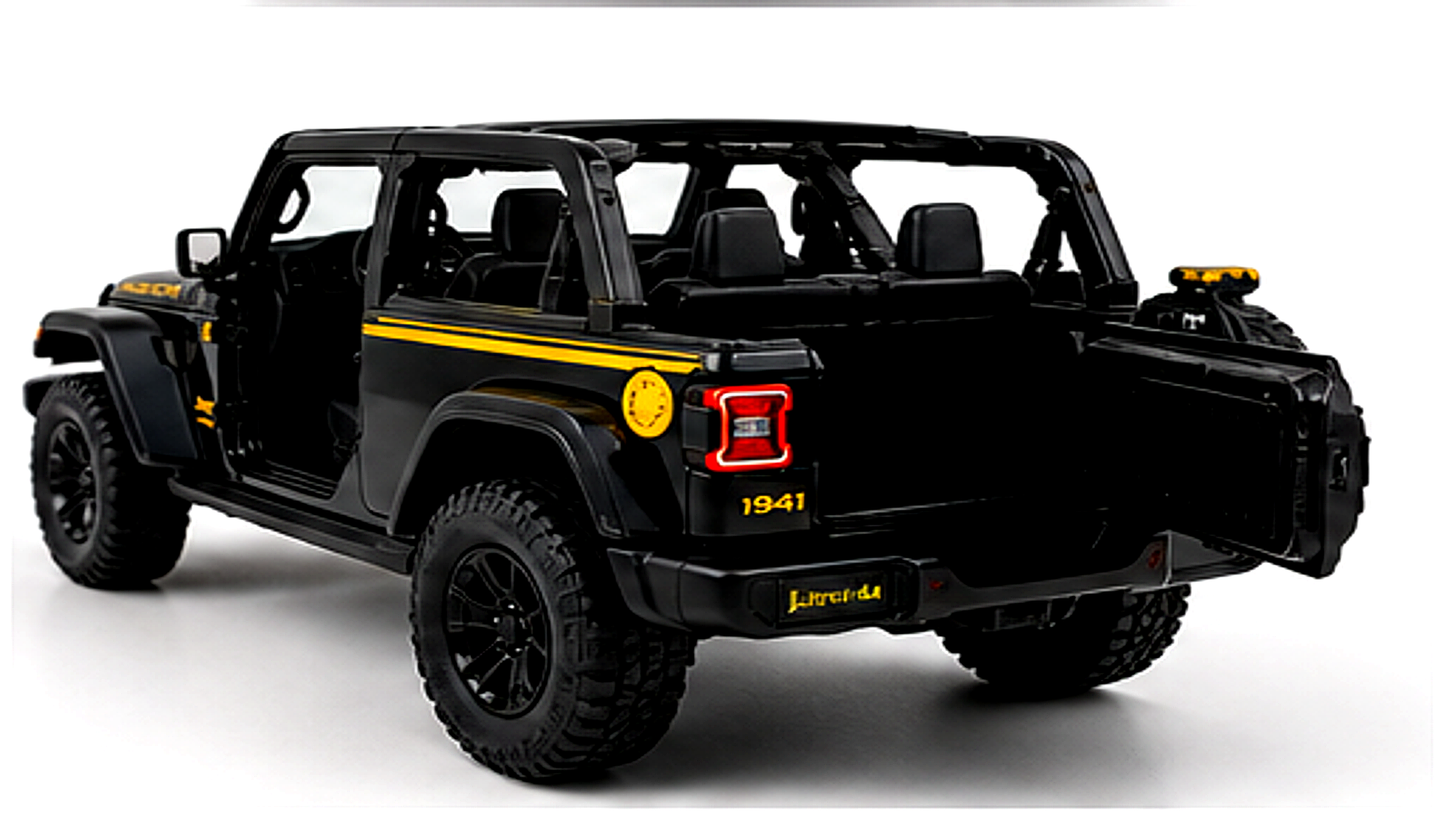 Jeep Wrangler Rubicon Thar 1:18 Diecast Scale Model Car - Big Size