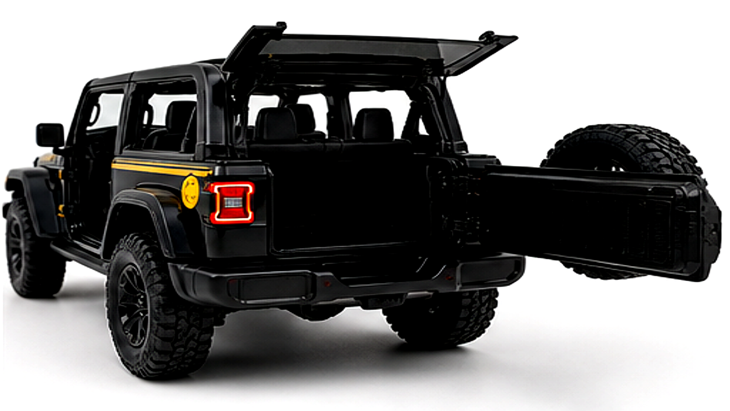 Jeep Wrangler Rubicon Thar 1:18 Diecast Scale Model Car - Big Size