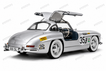 Red Mercedes-Benz 300SL Sports 1:18 Diecast Scale Model Car - Big Size