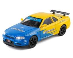 Nissan Skyline GT-R R34 Sport Racing 1:18 Diecast Scale Model Car
