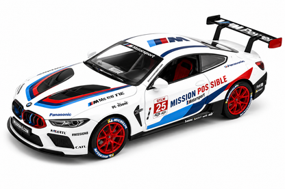 Bmw M8 Gte 1:24 Diecast Scale Model Car