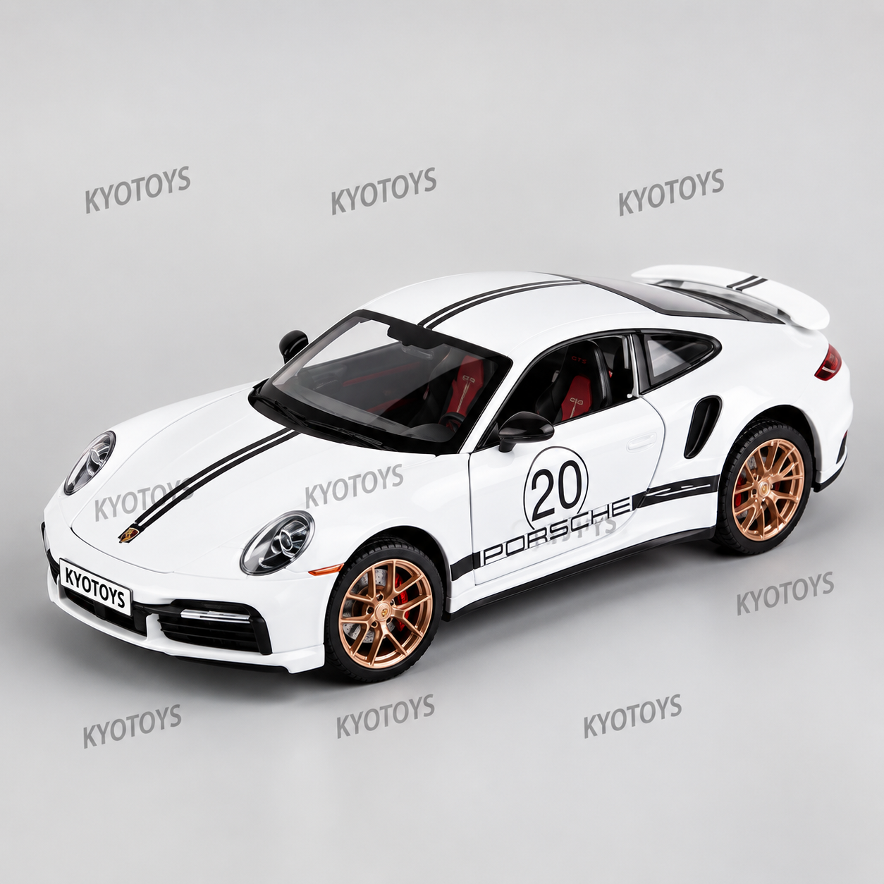 Porsche 911 Turbo S sports car 1:18 Diecast Scale Car