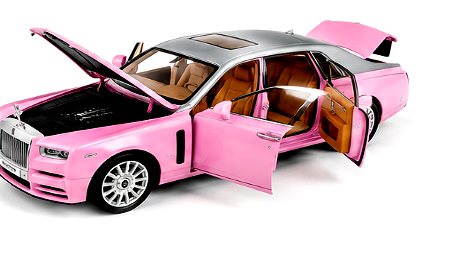Rolls-royce Phantom White 1:18 Diecast Scale Model Car