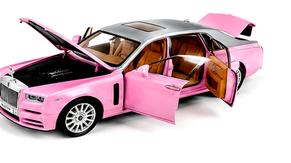 Rolls-royce Phantom White 1:18 Diecast Scale Model Car