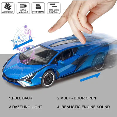 Lamborghini Sián FKP 37 Collectible Diecast Scale Model Car