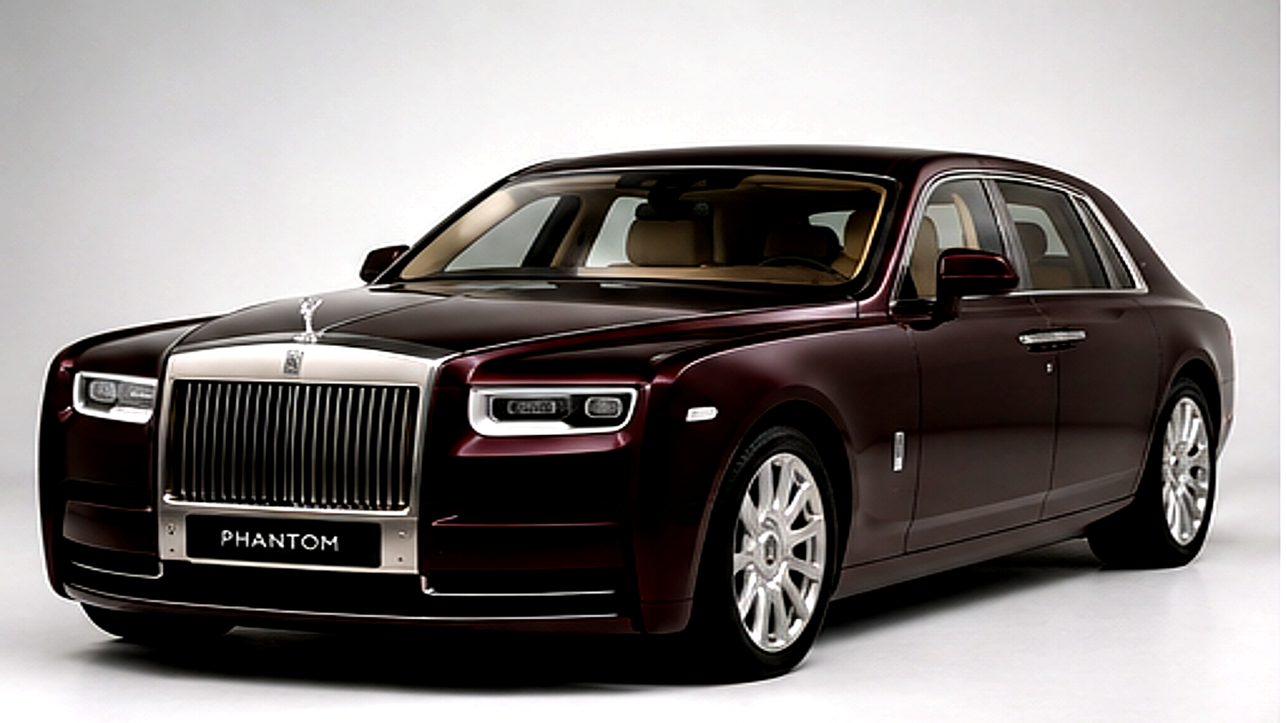 Rolls Royce Phantom Maroon 1:24 Diecast Scale Model Car