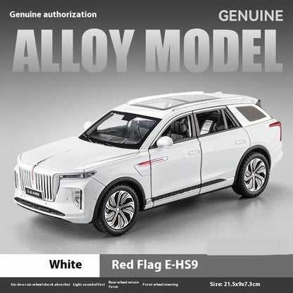 Hongqi E-HS9 luxury SUV 1:18 Diecast Scale Model Car