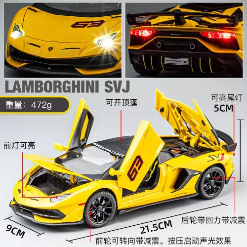 Lamborghini Svj-63 1:18 Diecast Scale Model Car