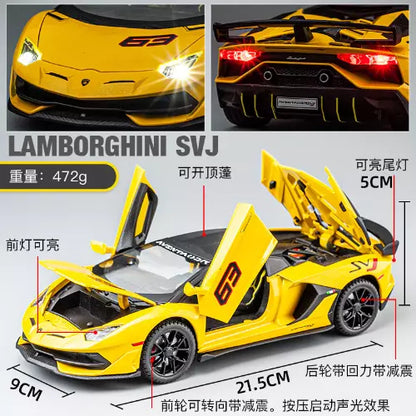 Lamborghini Svj-63 1:18 Diecast Scale Model Car