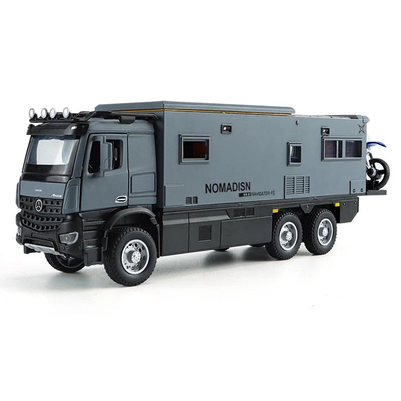 Mercedes-benz Nomadison Rv camper truck 1:18 Diecast Scale Model Car