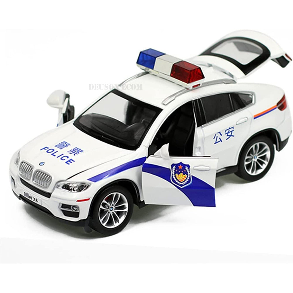 BMW X7 police vehicle 1:24 Diecast Scale Model Car